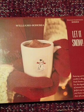 Williams-Sonoma Let It Snow! Dinner Companion Series Holiday CD Featuring Classi
